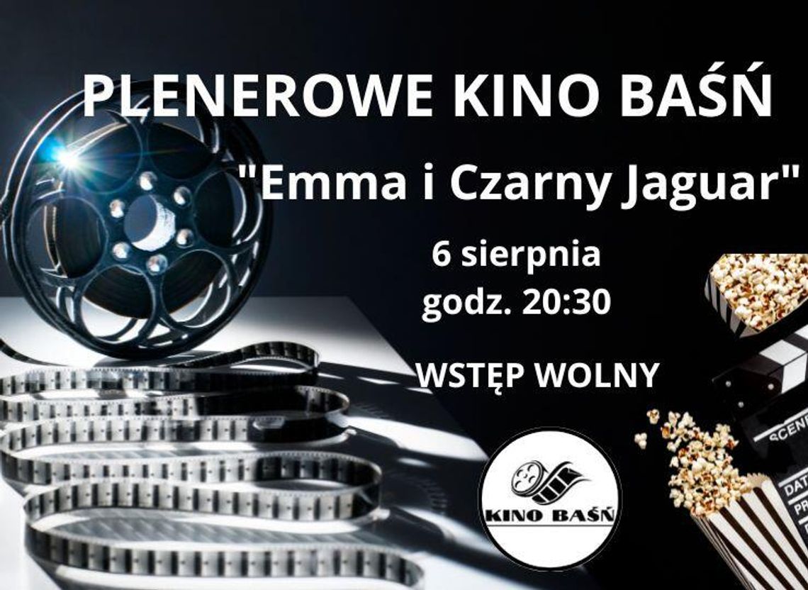 Plenerowe Kino Baśń w Piastowie - film pt. "Emma i Czarny Jaguar" Plenerowe Kino Baśń w Piastowie - film pt. "Emma i Czarny Jaguar"