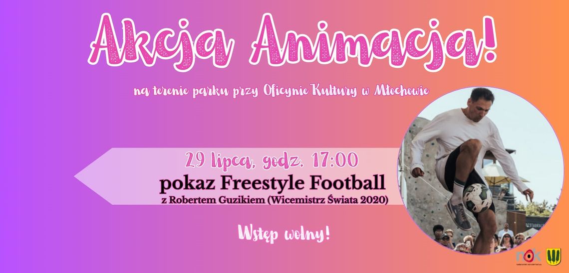 Pokazy Freestyle Football z Robertem Guzikiem Pokazy Freestyle Football z Robertem Guzikiem