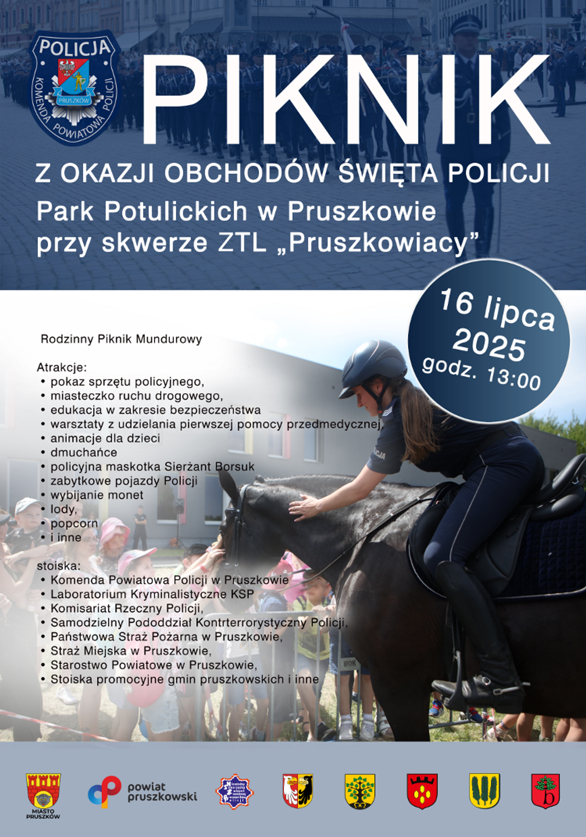 Piknik z okazji Obchodów Święta Policji Piknik z okazji Obchodów Święta Policji