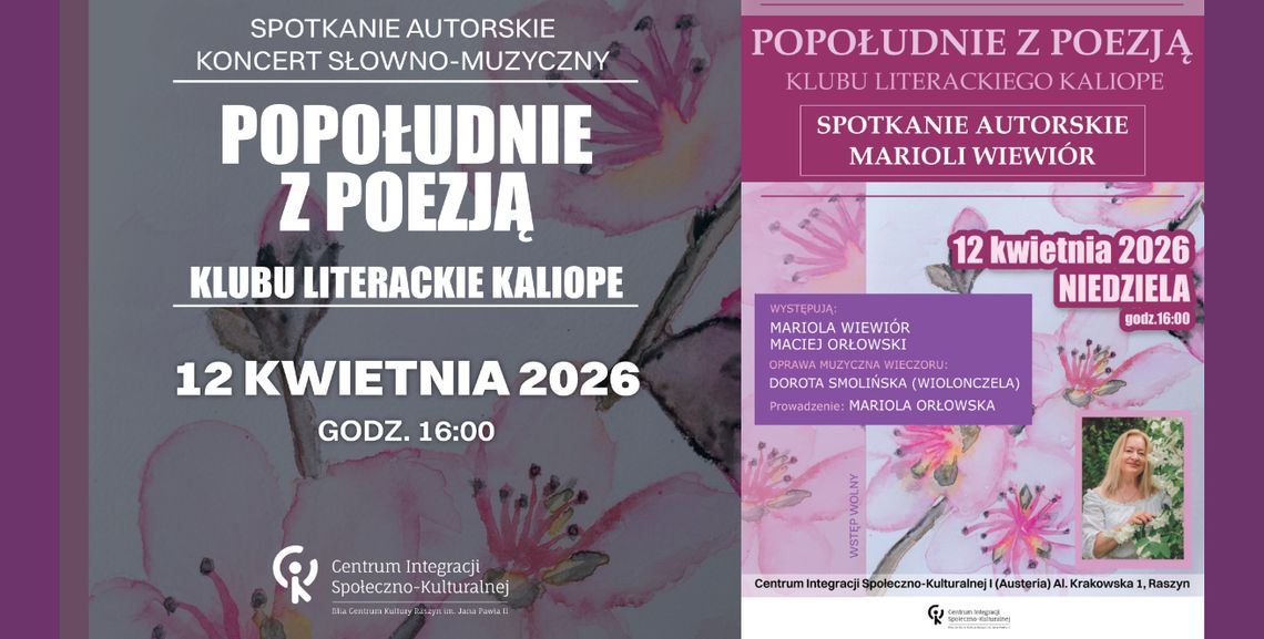Popołudnie z Poezją Kaliope