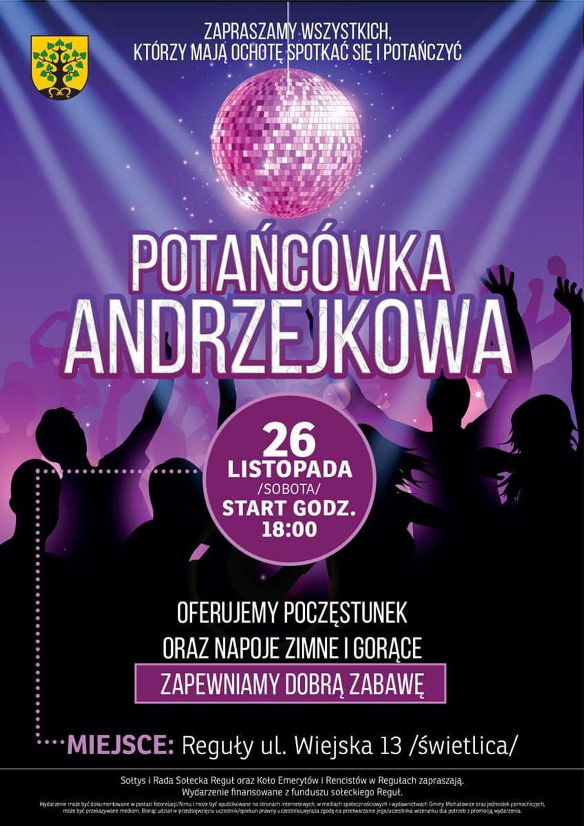 Potańcówka Andrzejkowa w Regułach Potańcówka Andrzejkowa w Regułach