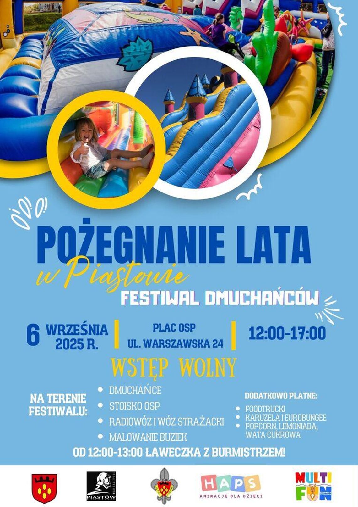 Pożegnanie lata w Piastowie - festiwal dmuchańców