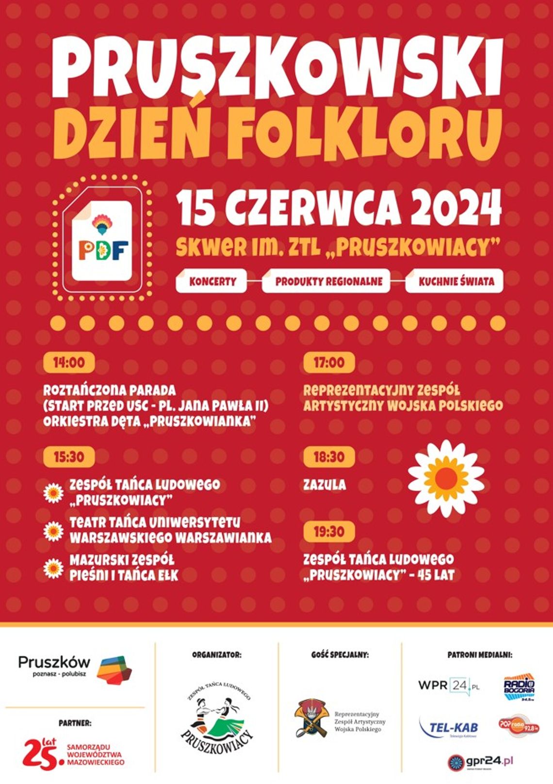 Pruszkowski Dzień Folkloru już 15 czerwca Pruszkowski Dzień Folkloru już 15 czerwca