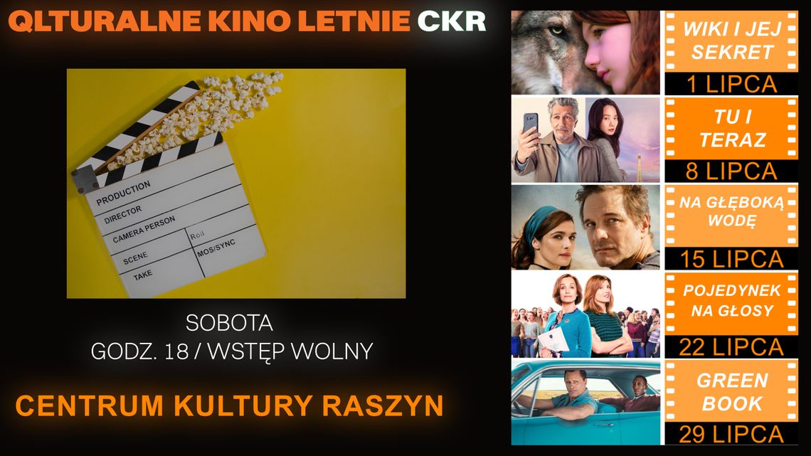 QLTURALNE KINO LETNIE CKR! Raszyn QLTURALNE KINO LETNIE CKR! Raszyn