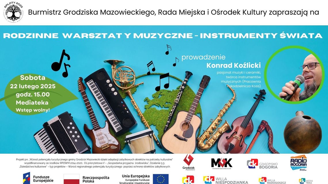 Rodzinne warsztaty muzyczne - Instrumenty świata Rodzinne warsztaty muzyczne - Instrumenty świata