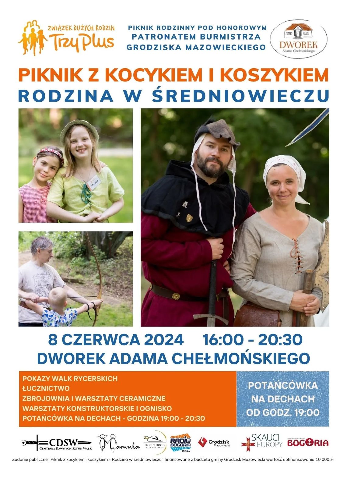 Rodzinny piknik w Parku Dworku Adama Chełmońskiego – ZDR+ Rodzinny piknik w Parku Dworku Adama Chełmońskiego – ZDR+