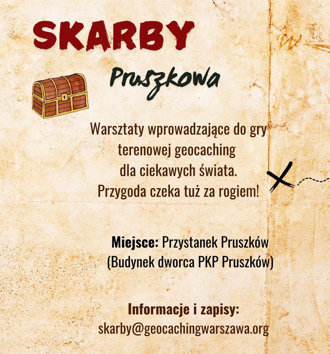 Skarby Pruszkowa - warsztaty wprowadzające do gry terenowej Geocaching