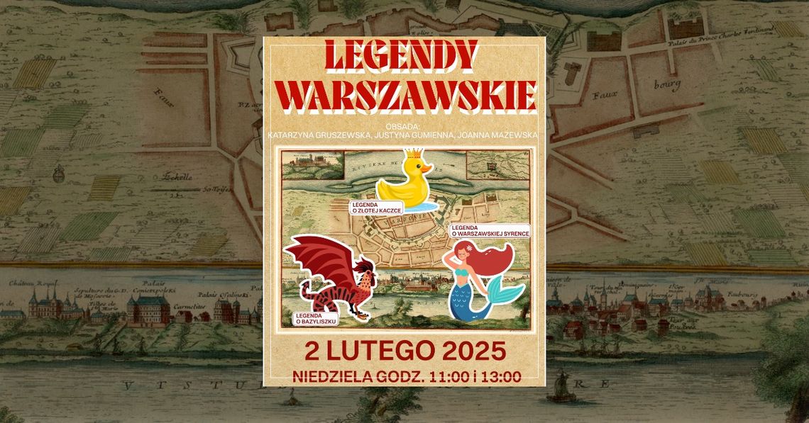 Spektakl dla dzieci "Warszawskie podróże z legendą" Teatru Itakzagramy Spektakl dla dzieci "Warszawskie podróże z legendą" Teatru Itakzagramy
