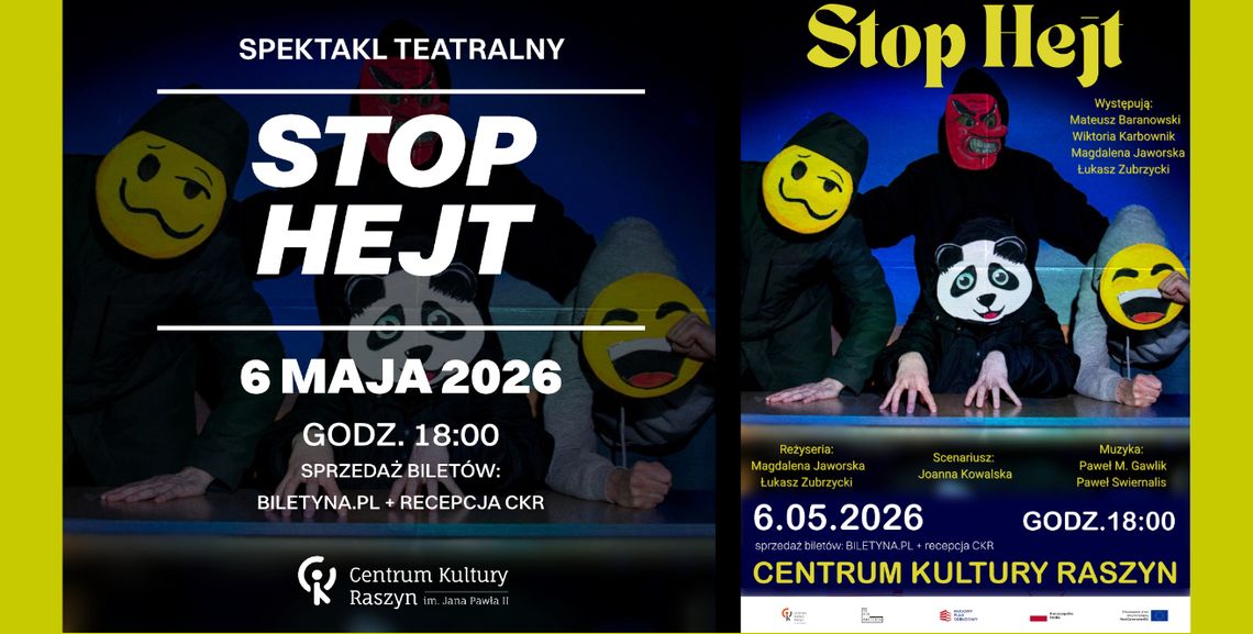 Spektakl "Stop Hejt" w Raszynie