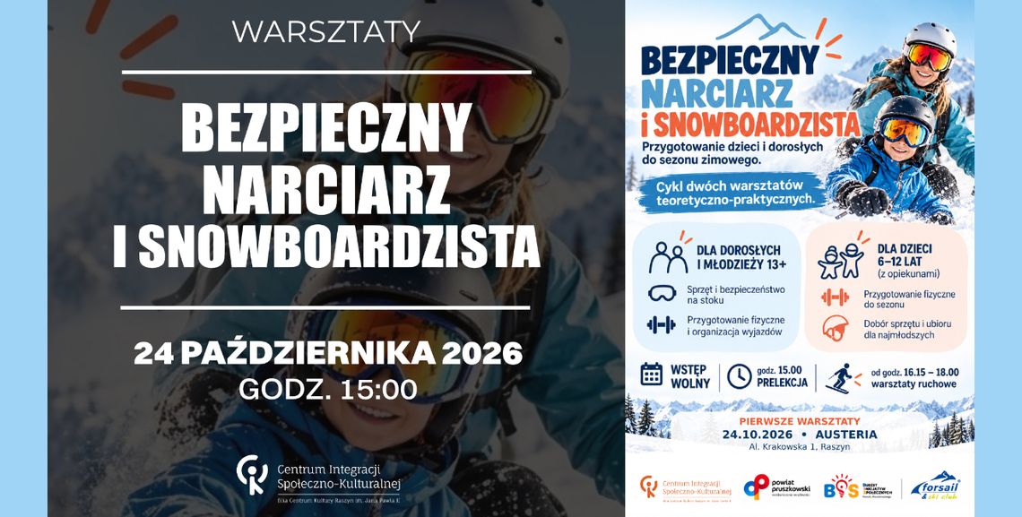 Spotkanie edukacyjno-warsztatowe „Bezpieczny narciarz i snowboardzista” Spotkanie edukacyjno-warsztatowe „Bezpieczny narciarz i snowboardzista”