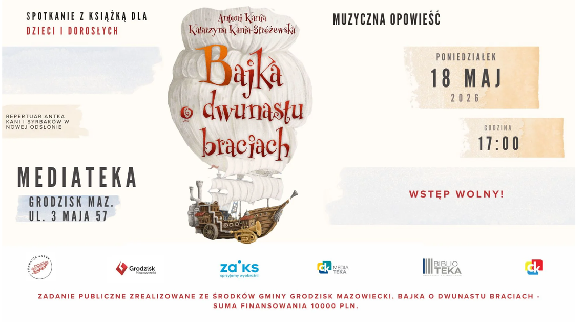 Spotkanie z książką „Bajka o 12 braciach”