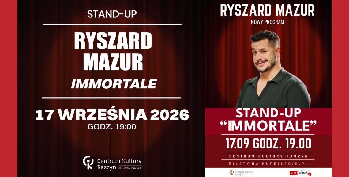 Stand-up: Ryszard Mazur Stand-up: Ryszard Mazur