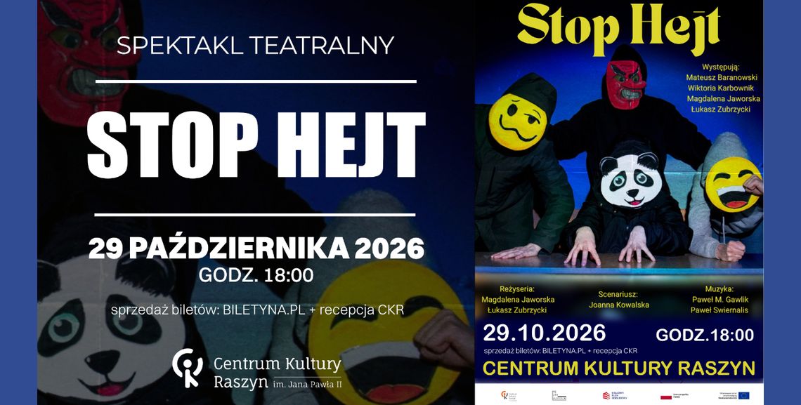 Stop Hejt - spektakl Stop Hejt - spektakl