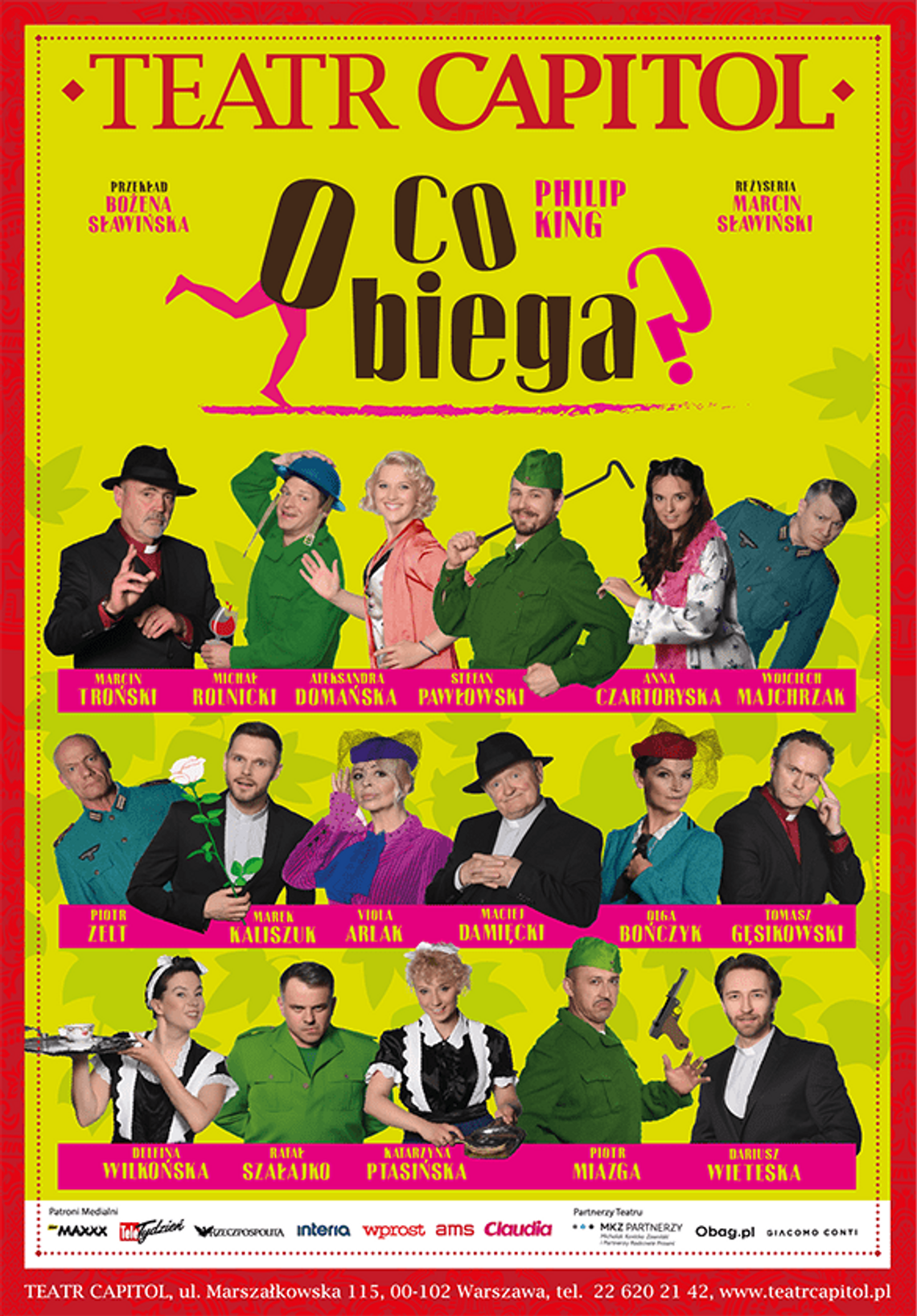 TEATR - spektakl komediowy: O co biega? TEATR - spektakl komediowy: O co biega?