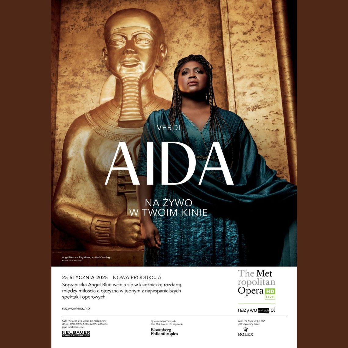 Transmisja - THE METROPOLITAN OPERA – Aida Transmisja - THE METROPOLITAN OPERA – Aida