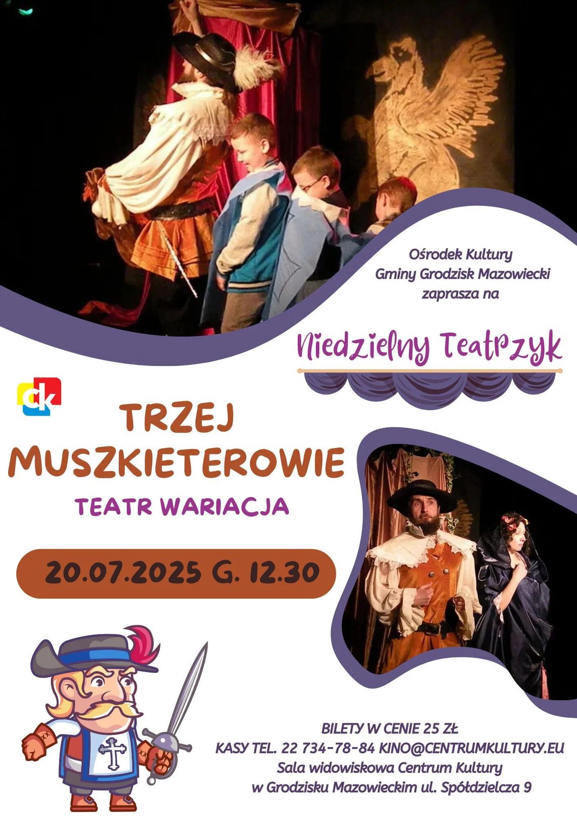 „Trzej Muszkieterowie” – Niedzielny Teatrzyk