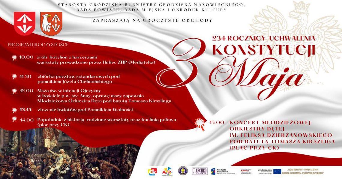 Uroczyste obchody 234. Rocznicy Uchwalenia Konstytucji 3 Maja - Grodzisk Mazowiecki Uroczyste obchody 234. Rocznicy Uchwalenia Konstytucji 3 Maja - Grodzisk Mazowiecki