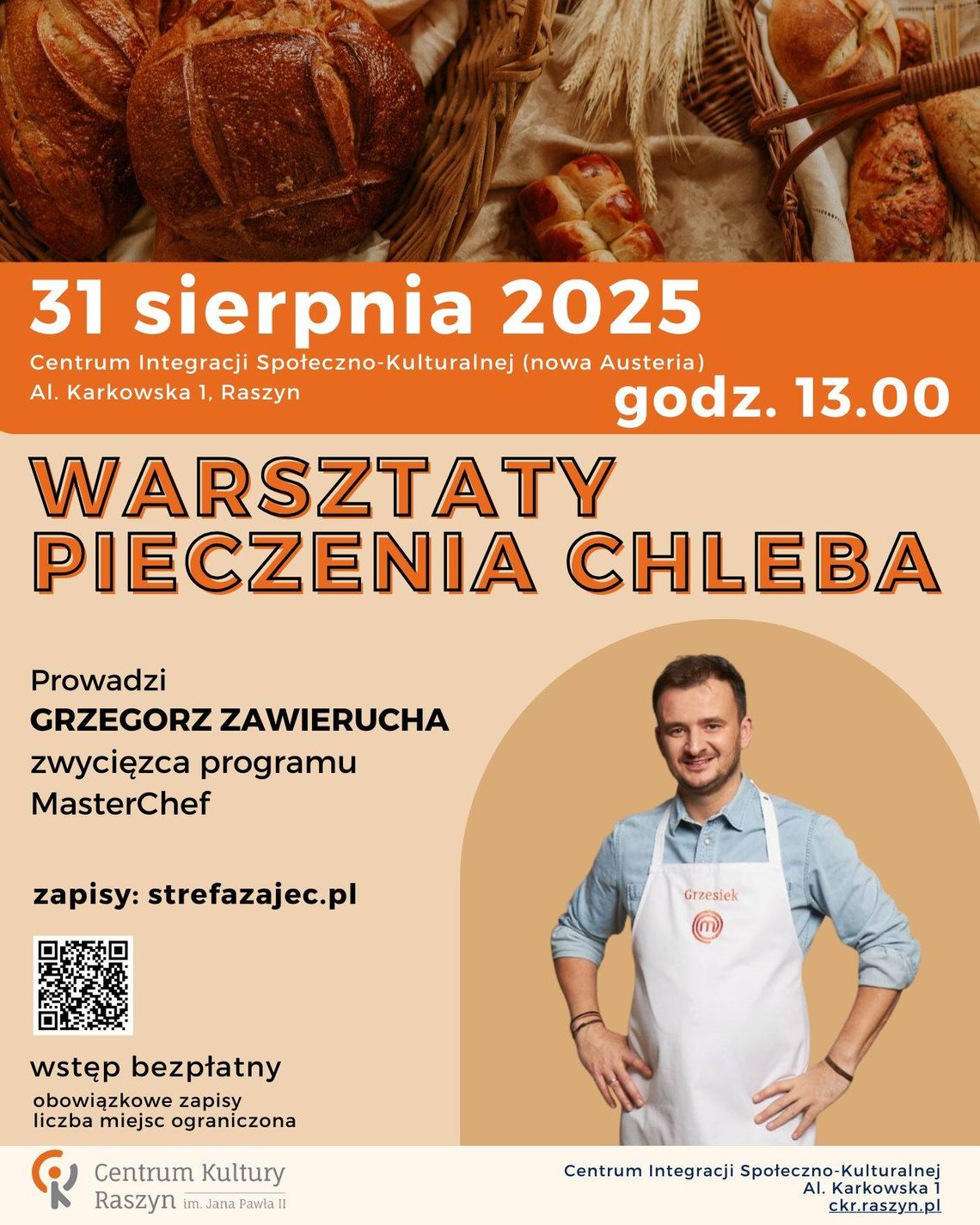 Warsztaty Pieczenia Chleba w Raszynie Warsztaty Pieczenia Chleba w Raszynie