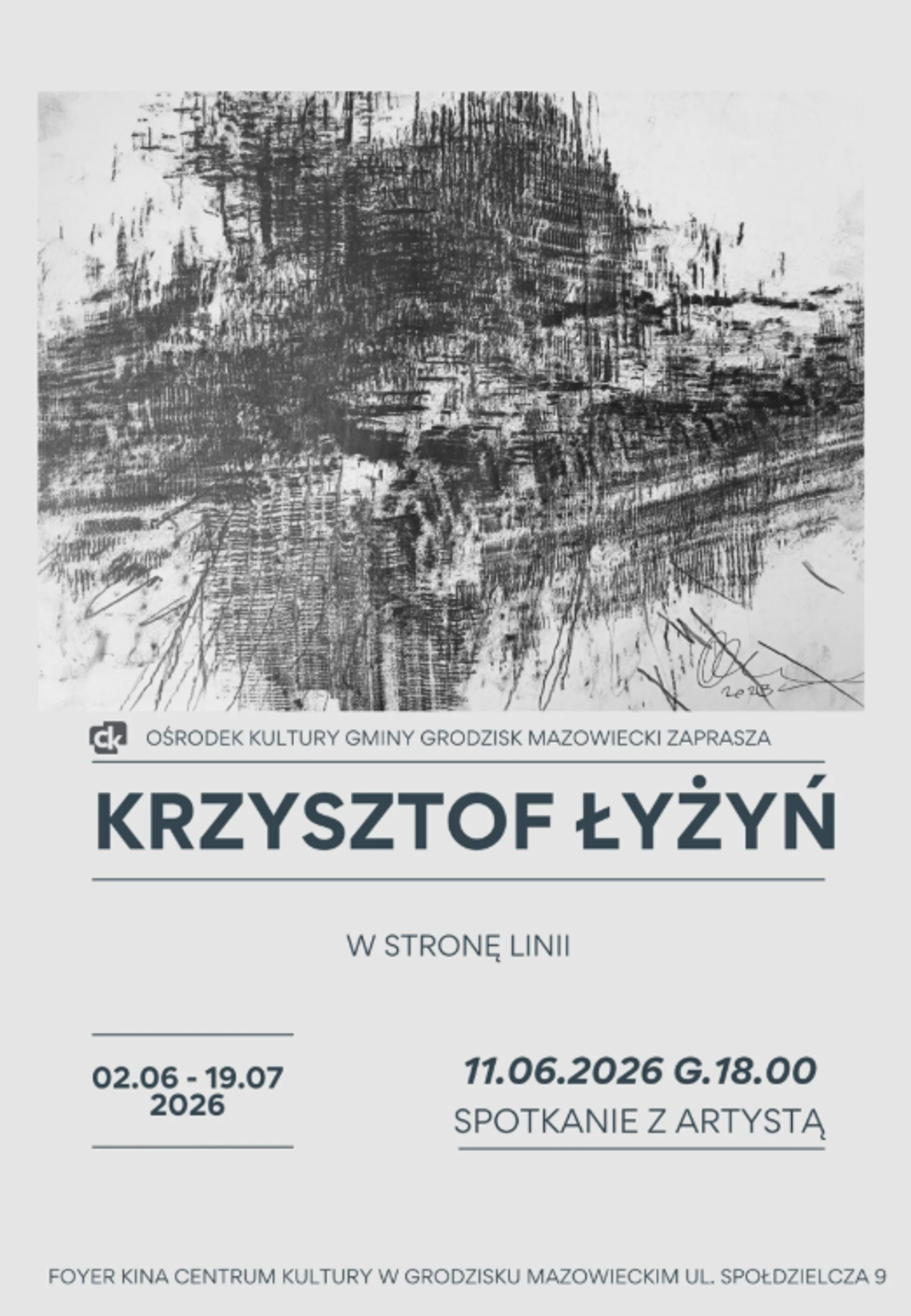 Wernisaż rysunku Krzysztofa Łyżynia Wernisaż rysunku Krzysztofa Łyżynia