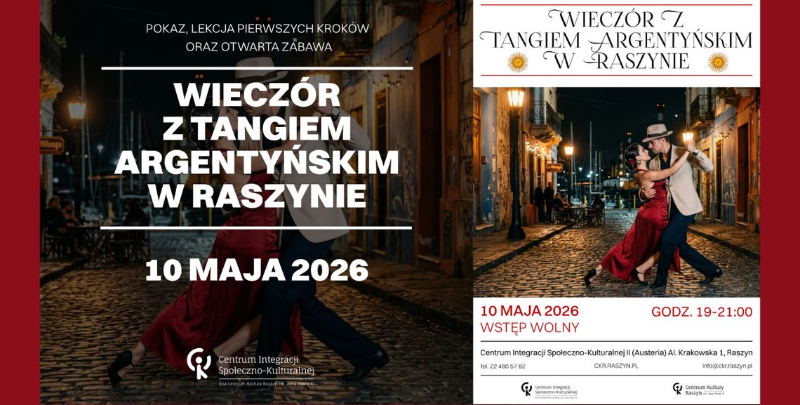 Wieczór z Tangiem Argentyńskim w Raszynie