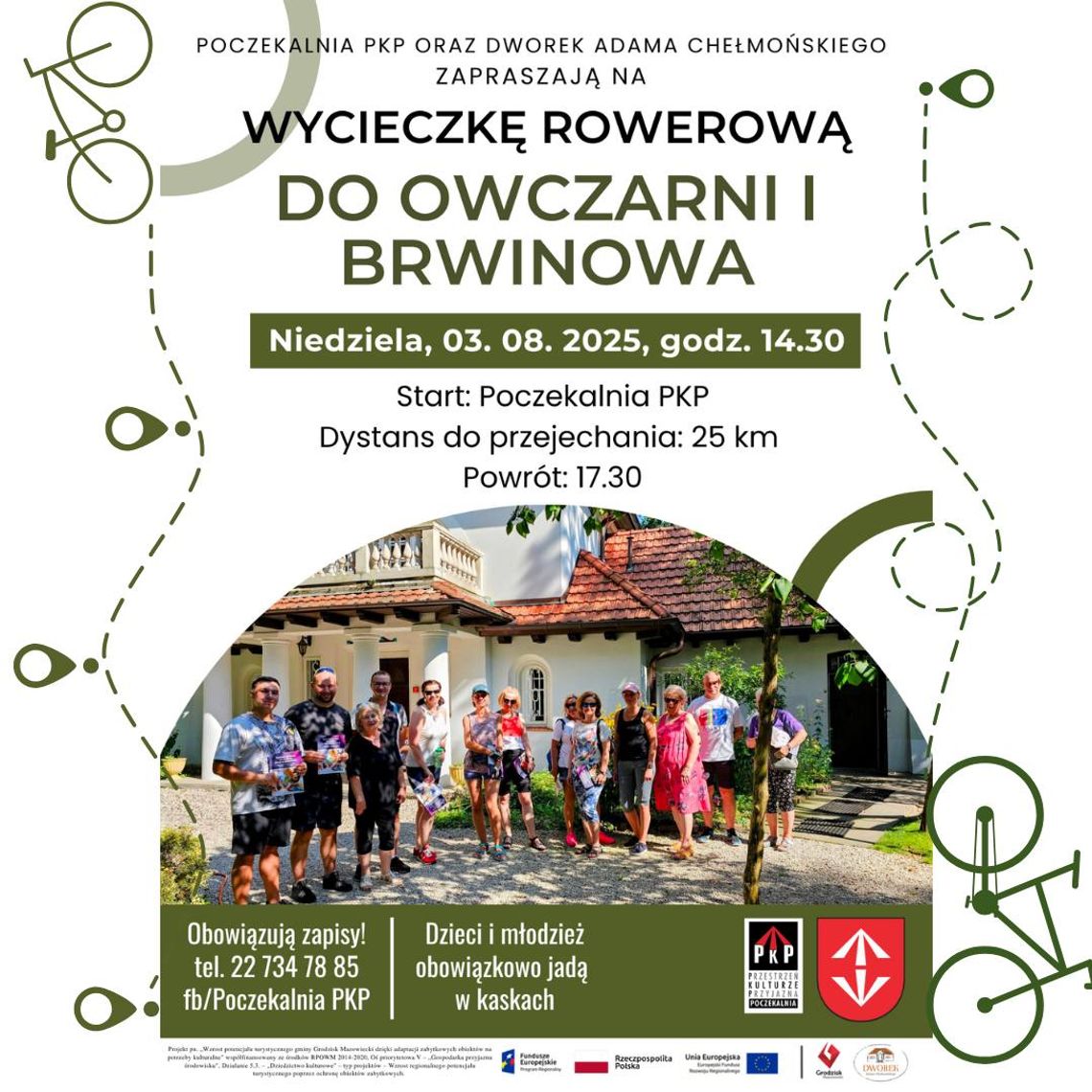 Wycieczka rowerowa do Owczarni i Brwinowa Wycieczka rowerowa do Owczarni i Brwinowa