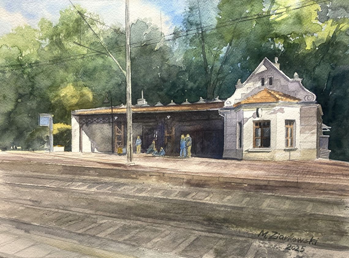 Wystawa - "Architektoniczne nostalgie w akwareli Marka Ziarkowskiego"
