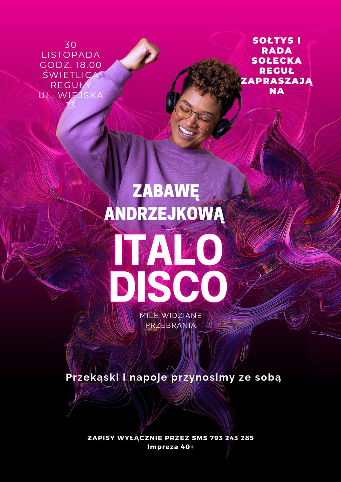 Zabawa Andrzejkowa "Italo disco" w Regułach