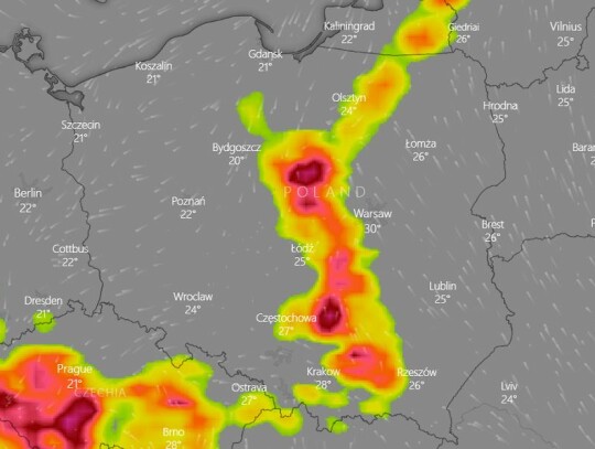 Pogoda na tydzień: „antagonizm termiczny” sprowadzi burze i ulewy