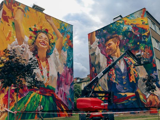 Jak powstaje mural w Grodzisku? [GALERIA ZDJĘĆ]