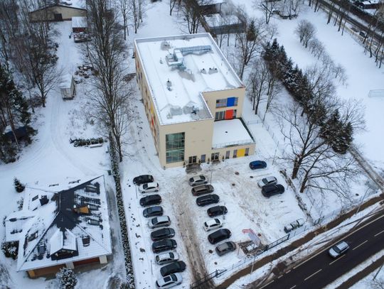 Nowa siedziba przedszkola z lotu ptaka [GALERIA ZDJĘĆ]