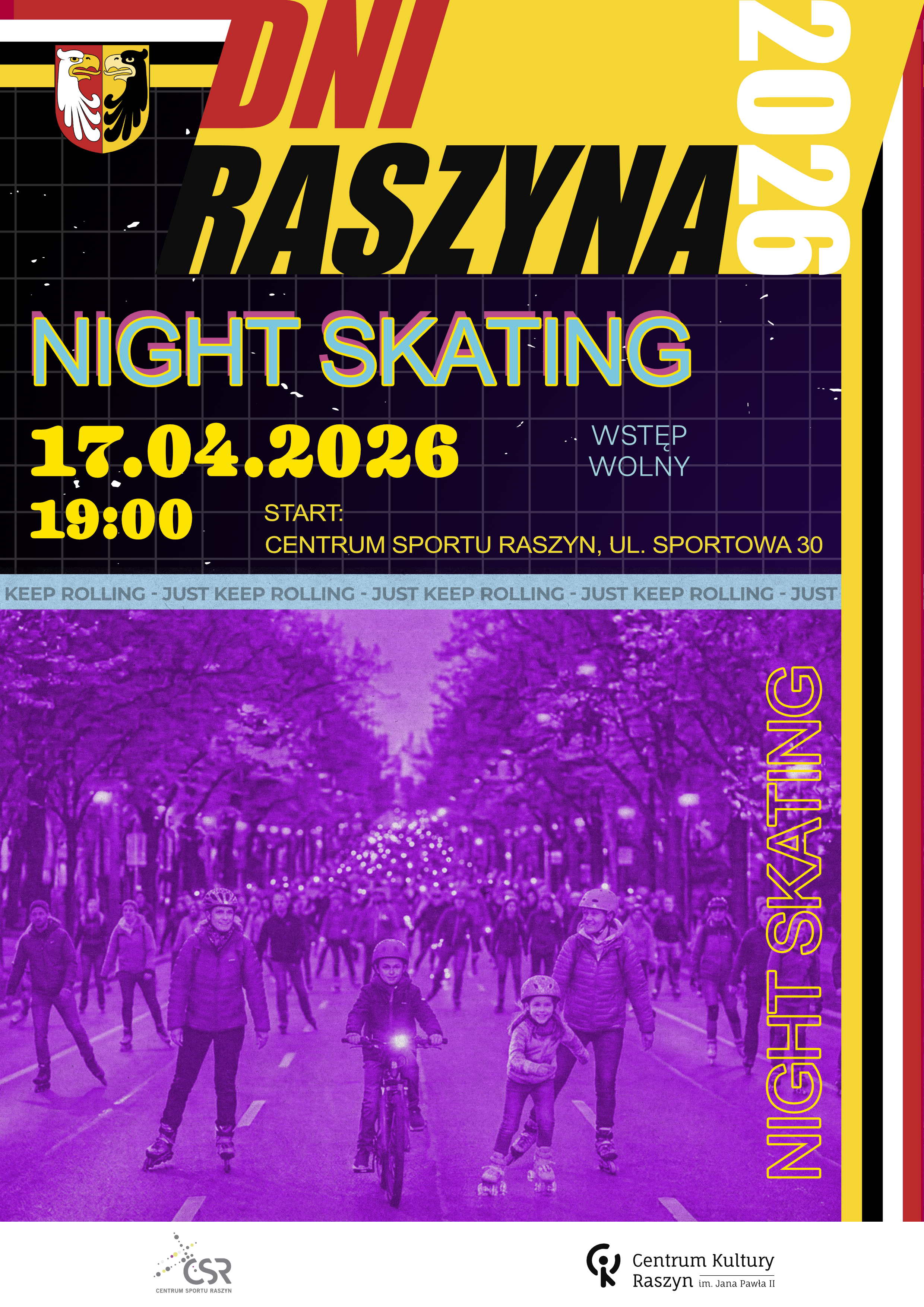Night Skating w Raszynie