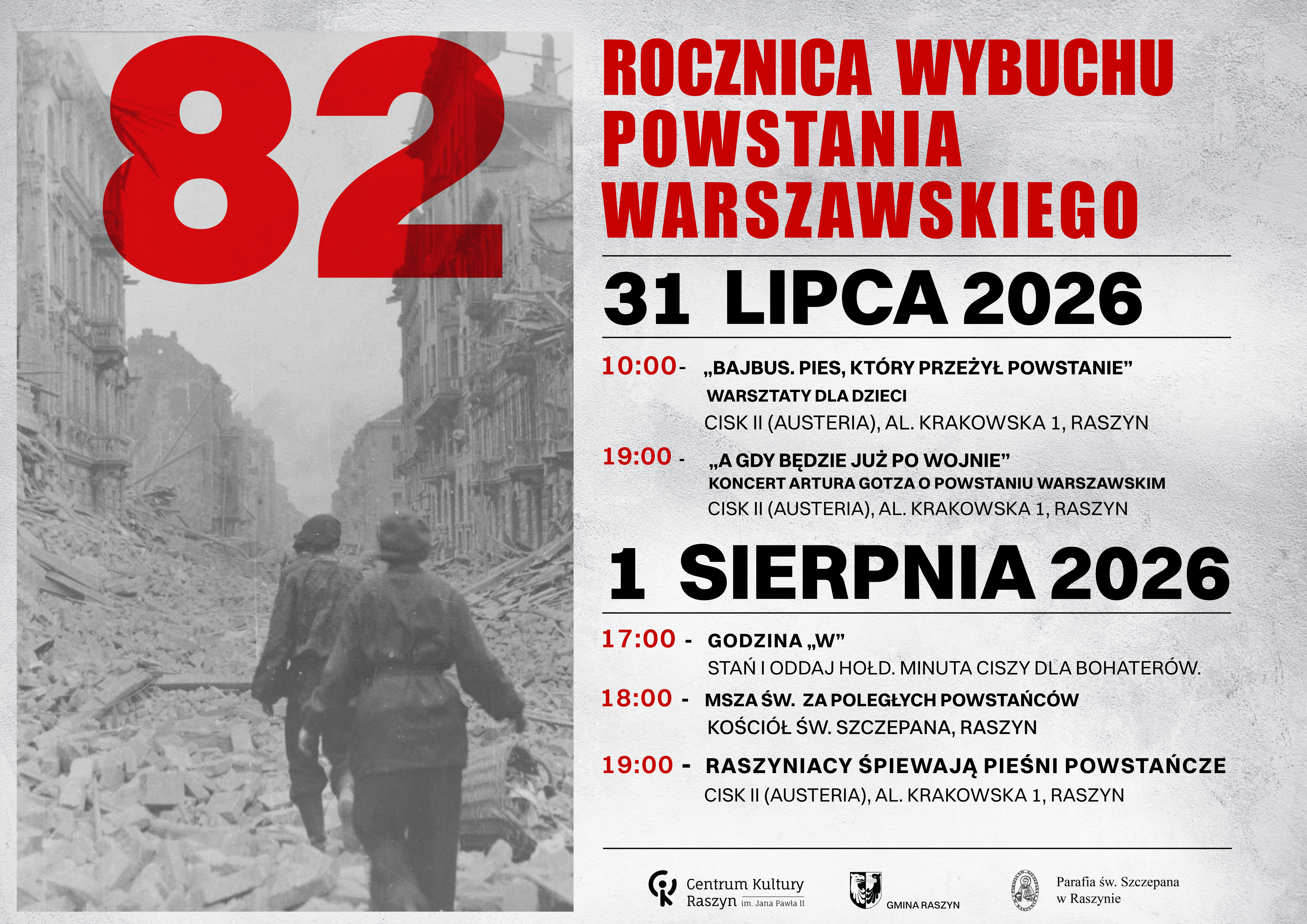 Obchody 82 rocznicy wybuchu Powstania Warszawskiego