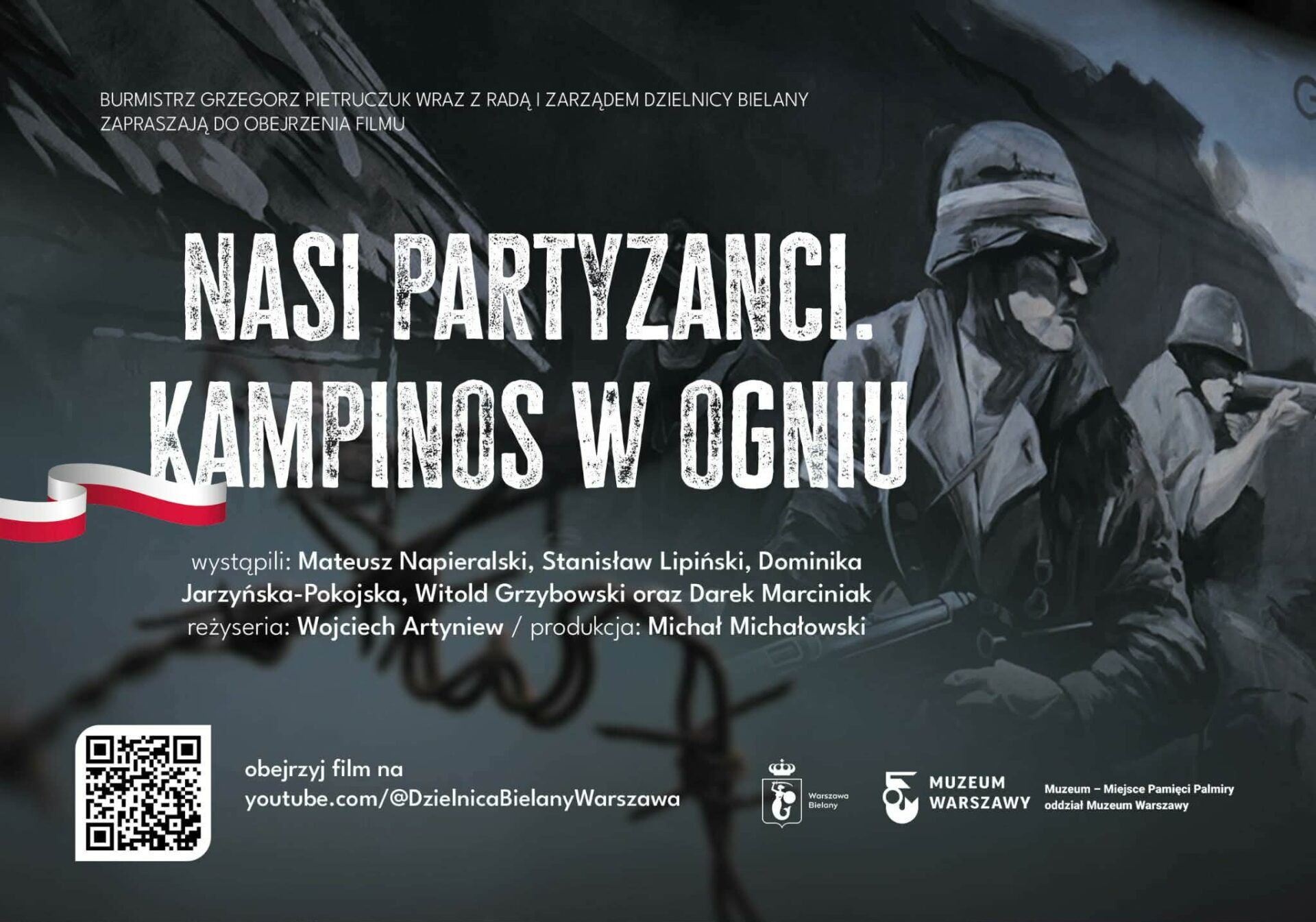 Projekcja filmu „Nasi partyzanci. Kampinos w ogniu” reż. Wojciech Artyniew