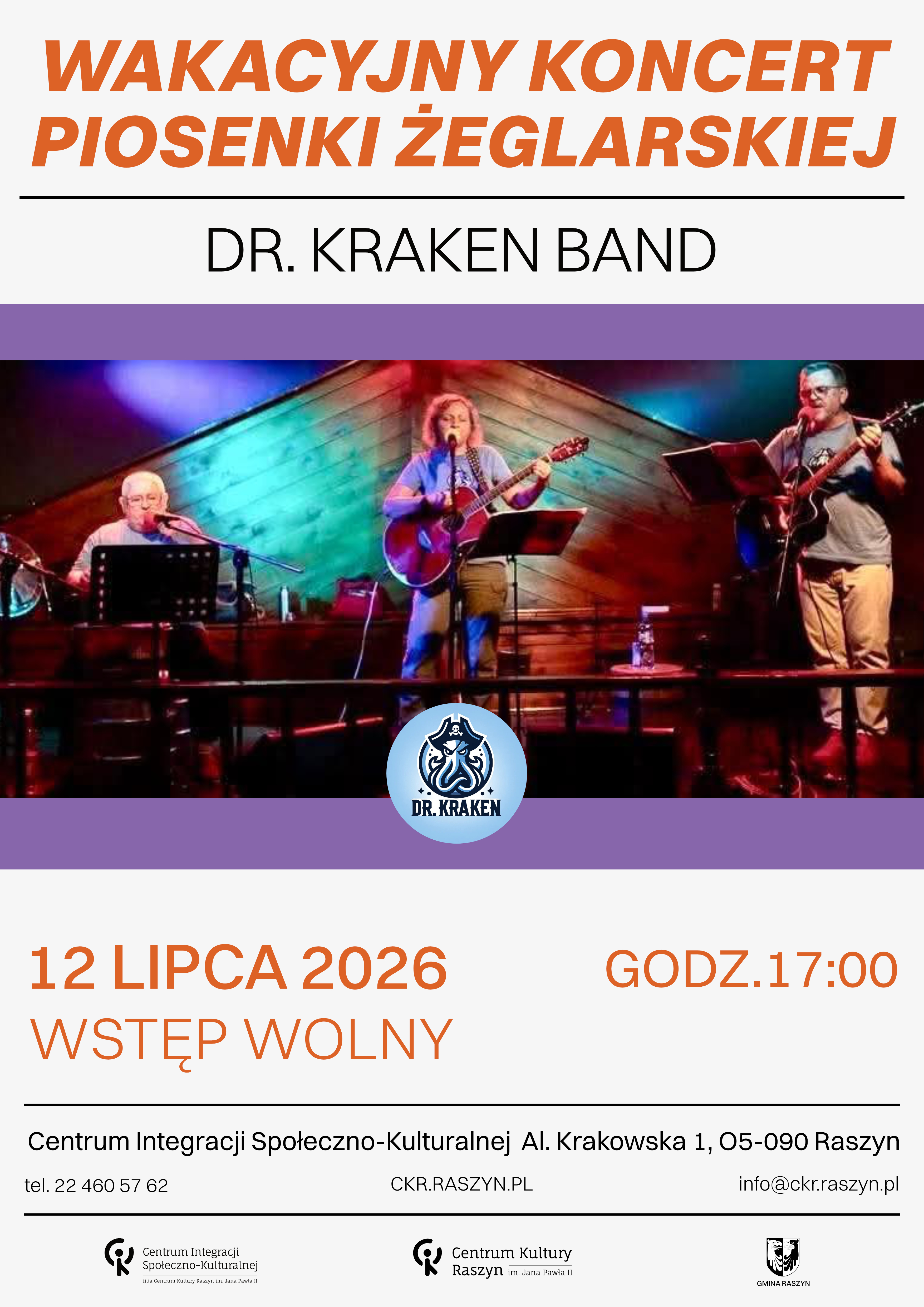 Wakacyjny koncert muzyki żeglarskiej