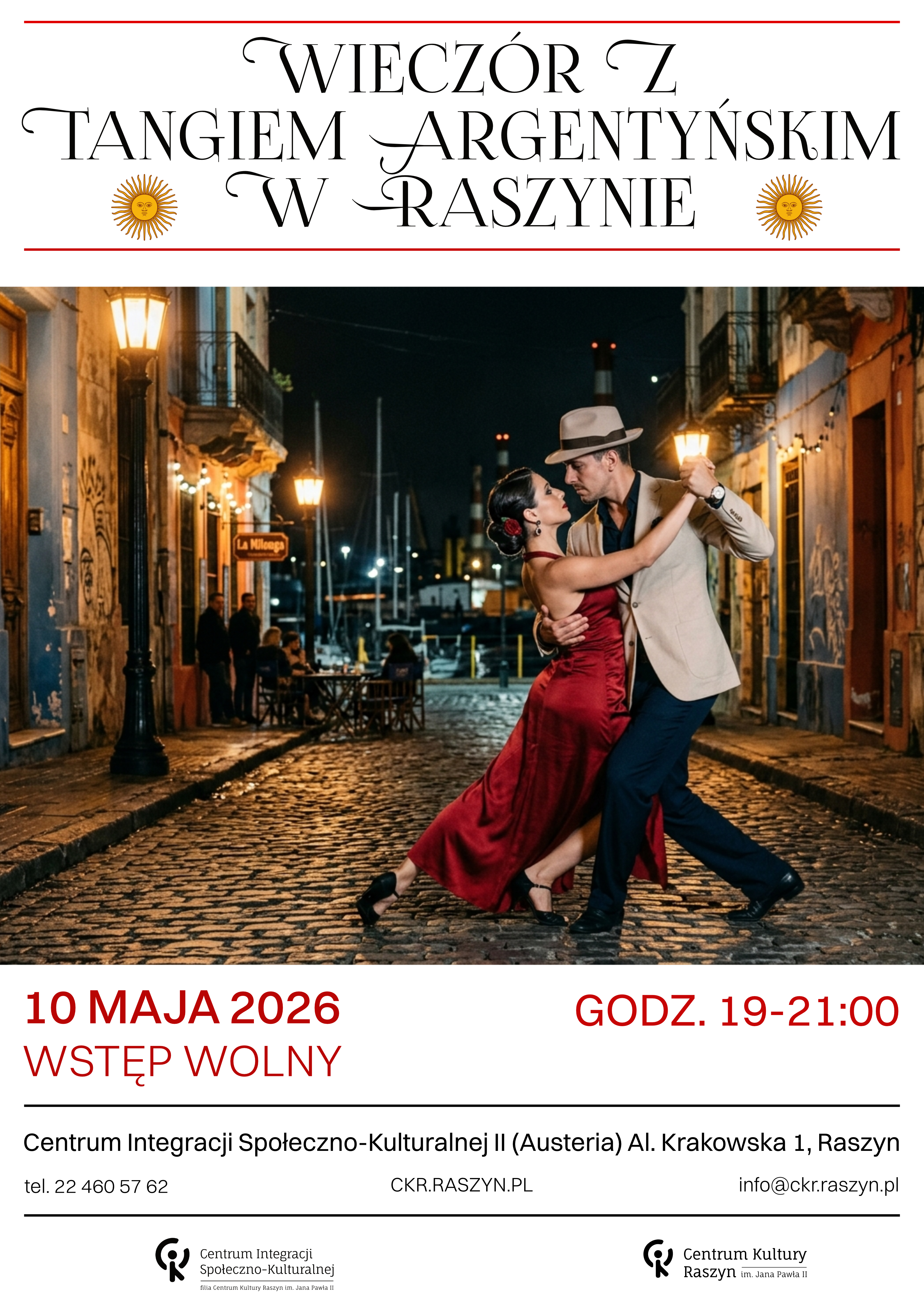 Wieczór z Tangiem Argentyńskim w Raszynie