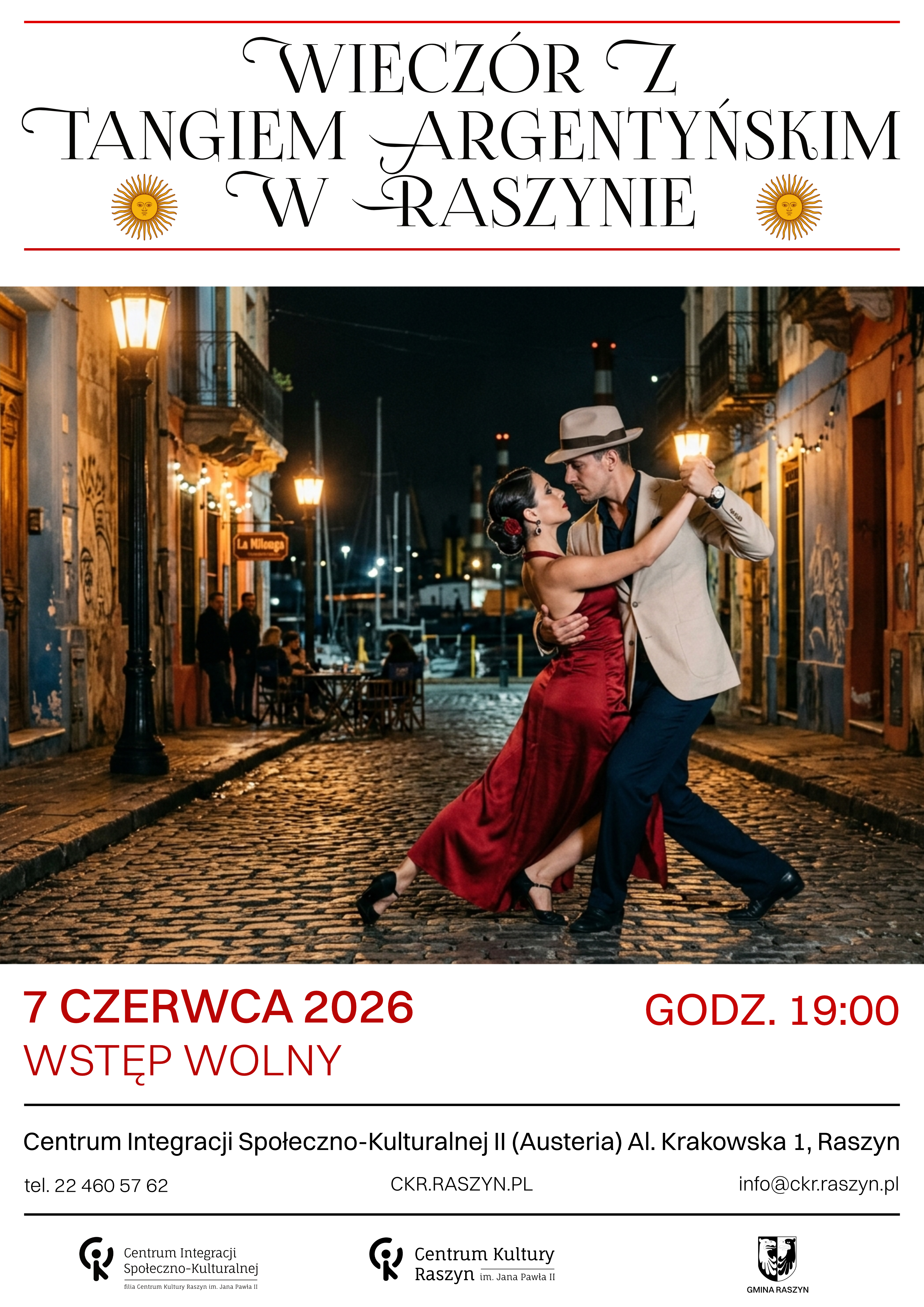 Wieczór z Tangiem Argentyńskim w Raszynie