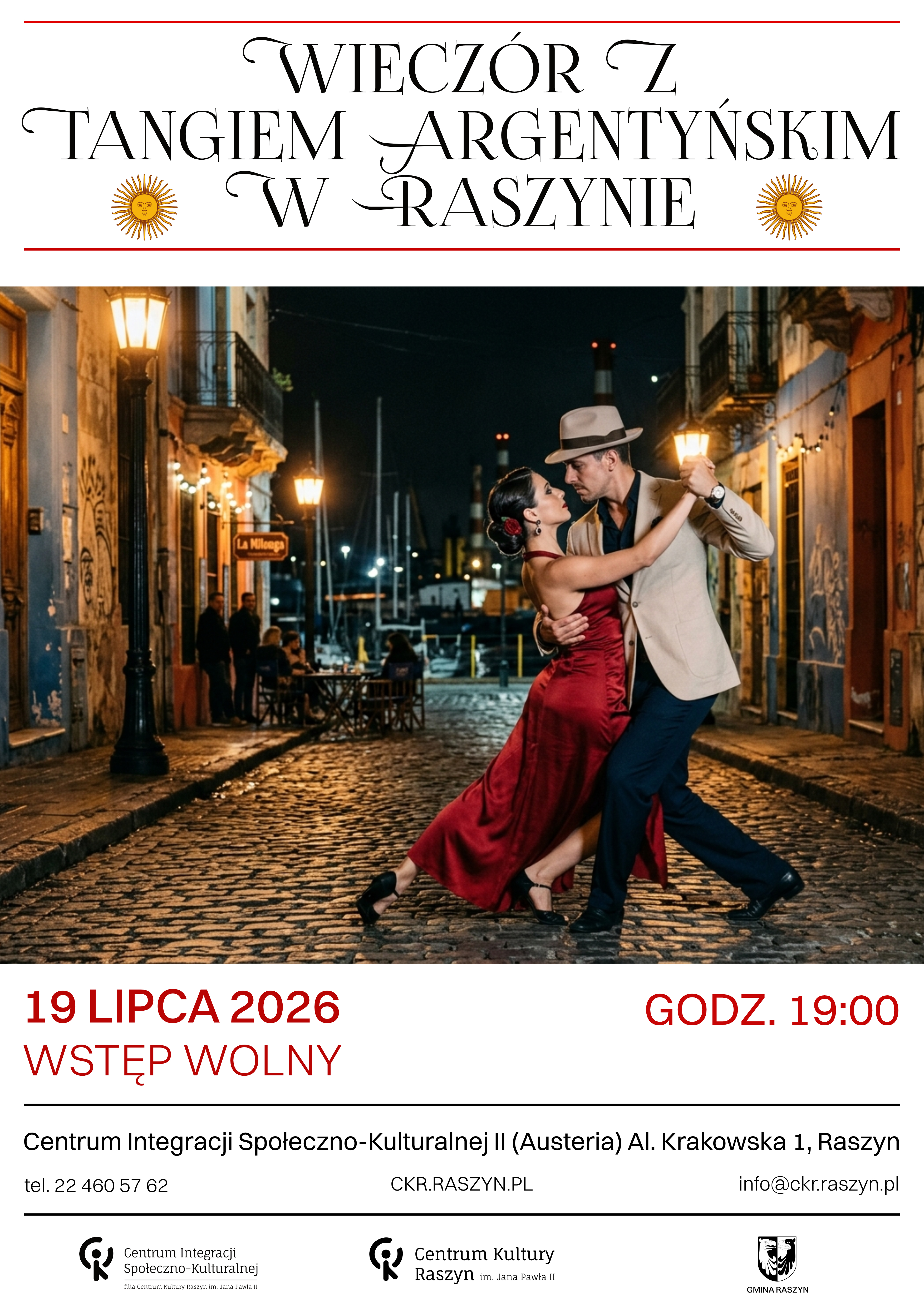 Wieczór z Tangiem Argentyńskim w Raszynie